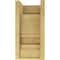 Ekena Millwork 7"W x 7"D x 14"H Wide Diane Rough Cedar Woodgrain TimberThane Corbel, Primed Tan CORUR07X07X14DIARCPR - alternate 3